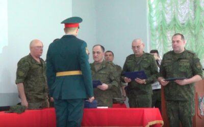 Выпуск молодых офицеров в Донецке